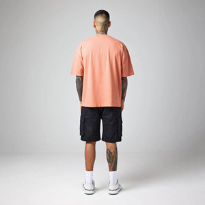 Camiseta de Marca de Algodón 100% de Alto Gramaje, Blanca Pura, Hombro Ancho y Holgado, 280 Gramos, Venta al por Mayor para Hombre y Mujer, Color Liso - Product Image 3