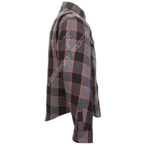 Custom Design Men's Plus Size Clothing Breathable Motorbike Flannel Aramid <b>Shirt</b> Plain Style - Product Image 3
