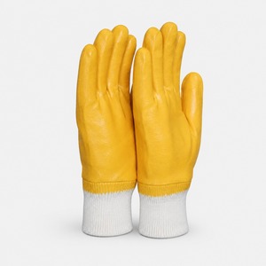Nitrile Coated <b>Gloves</b> With Breathable Fabric Strong Grip Comfortable Fit And Durable Construction For Industrial Handling - Product Image 3