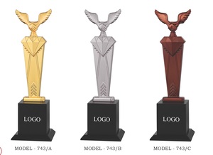 metal <b>trophy</b> Durable metal award with beautiful finish, perfect for tournaments, competitions and appreciation functions. - Product Image 6