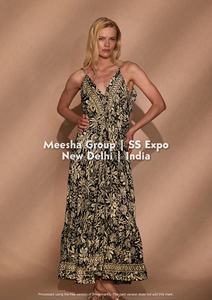 Vestido largo bohemio sin mangas con cuello en V y espalda descubierta para mujer, vestido largo de verano para la playa con dobladillo con volantes, varios colores - Product Image 5