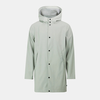 VANEK INTERNATIONAL Veste de sport unisexe à blocs de couleur, coupe-vent, imperméable, respirante, à capuche, en polaire matelassée, avec fermeture éclair sur le devant
