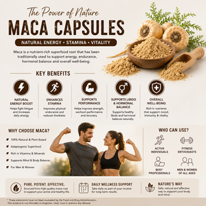 Capsules de Maca à base de plantes les plus vendues, formule végétale, capsules de Maca de haute qualité, complément alimentaire quotidien avec ingrédients naturels - Product Image 4