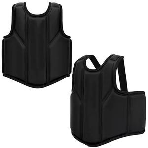 Protector de Pecho de Cuero para Boxeo, Protector Corporal de Alta Calidad para Entrenamiento de MMA, Kickboxing y Artes Marciales - Product Image 3