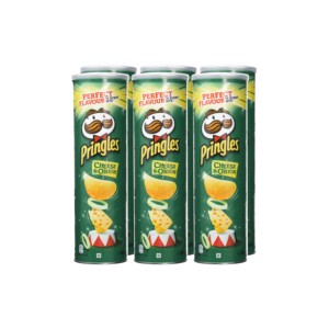 Prringles Chips de Patata con Queso y Cebolla, Bocadillo Crujiente con Rico Sabor a Queso y Picante Toque de Cebolla - Product Image 3