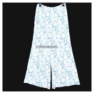 Pantalon palazzo d'été pour femmes personnalisé coupe ample pantalon évasé à jambes larges tissu de coton léger respirant vêtements de bureau décontractés - Product Image 6