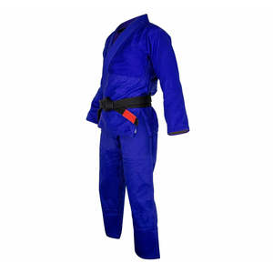 Uniforme de Judo Professionnel Unisexe en Coton, Prix de Gros, pour Entraînement de Karaté et Judo, Style Arts Martiaux, 240 Grammes, Frontal - Product Image 3