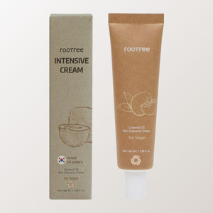 ครีมต่อต้านริ้วรอยเกาหลี K-Beauty Ruteuri Coconut Oil Rich Intensive Cream ผลิตในเกาหลี 100 มล. วีแกน - Product Image 1