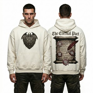 Custom Vintage Wash Hoodie Mens Oversized Streetwear Pullover Heavyweight Fleece Orange Acid Wash Graphic Hoodie Manufacturer - Product Image 6