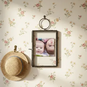 Cadre photo vertical en métal de conception artisanale, rectangulaire, en laiton, avec verre, finition noire, à suspendre au mur, décoratif Pf1098 - Product Image 3