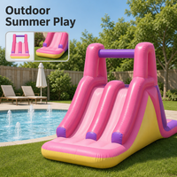 Château gonflable aquatique en PVC transparent pour enfants, idéal pour les fêtes en extérieur et les garderies
