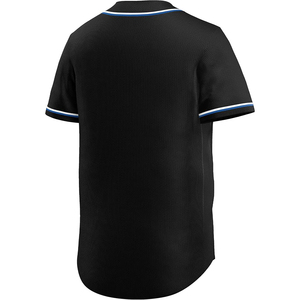 Maillot de baseball entièrement sublimé unisexe personnalisé respirant à séchage rapide en maille avec boutons pour équipe - Product Image 3
