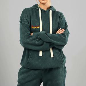 Sweat à capuche Y2K pour femme et adolescente, mignon, oversize, décontracté, avec cordon de serrage, fermeture éclair et poche, style streetwear hiver - Product Image 4