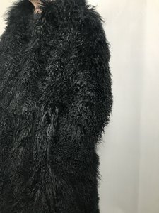 62 Inch <b>Knee</b> Length Hooded LAMB COAT for Men Fur Coat - Product Image 2