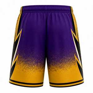 <b>Prime</b> Power Printed Sublimated Basketball Jersey Shorts Set 100% Polyester Eco-Friendly Breathable Lightweight for Team Training - Product Image 5