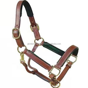Dos de cheval en cuir épais avec rembourrage doux cousu et matériel en laiton réglable à bas prix tailles personnalisées disponibles - Product Image 4