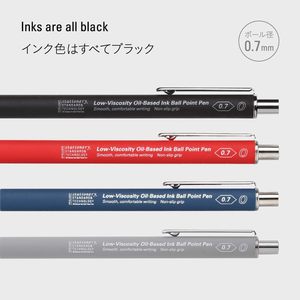 Lápiz Mecánico Metálico KITERA LIFT+ 0.7mm |   Núcleo de Metal Completo |   Grabado con Láser |   Plomo para fusil negro |   Tinta Negra/Azul/Roja |   Japón - Product Image 4