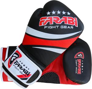 Guantes de Boxeo Profesionales Farabi Sports, de Alta Calidad, con Agarre de Cuero PU, Antideslizantes, Correa de Muñeca Ajustable con Cierre de Gancho y Bucle - Product Image 2