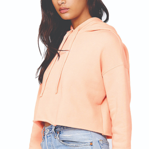 Sudaderas Cortas de Primera Calidad al por Mayor para Mujer, con Logotipo Personalizado, Transpirables, Forradas de Punto, Estampadas, Informales, para la Calle - Product Image 5