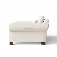Fauteuil individuel moderne en tissu Sageliving, mobilier de luxe pour salon, canapé rembourré en mousse haute densité, personnalisable pour la maison et l'hôtel