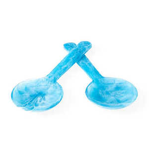 Juego de Cucharas de Resina Hechas a Mano por Diseñadores, Ecológicas y Modernas, para Ensaladas y Servir - Product Image 2