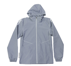 เสื้อแจ็คเก็ตกันลมแบบมีฮู้ด ผ้าแคนวาสเนื้อบางเบา สีพื้น ลุคสบายๆ สำหรับกิจกรรมกลางแจ้ง  แบบยูนิเซ็กซ์ - Product Image 1