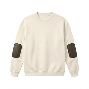 Sweat-shirt à col rond personnalisé avec logo, pour hommes et femmes, manches longues, en coton molletonné, pull décontracté, vêtements de sport, vente en gros, usine de vêtements - Product Image 2