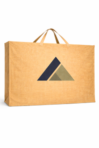 Bolsa de Yute Natural Extra Grande con Estampado a Rayas, Ecológica, Reutilizable, para Compras, Playa, Exposiciones, Supermercado, Resistente - Product Image 1