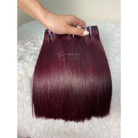 Perruques et extensions pour femmes Alpha Hair A2604 en cheveux humains vietnamiens Remy non traités, avec dentelle frontale et double trame machine