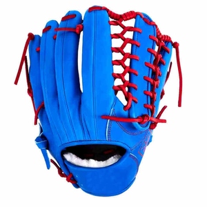 Leather <b>Baseball</b> <b>Glove</b> Right-Handed Outfield Full Finger H-Web Breathable Adult Size - Product Image 6