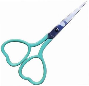 Ciseaux miniatures en acier inoxydable en forme de cœur pour enfants - Ciseaux d'artisanat mignons et sûrs pour la découpe de papier et les travaux manuels - Product Image 4