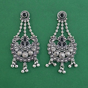 Pendientes Clásicos Oxidados para Mujer, Diseño de Joyería de Moda, con Baño Oxidado 811321 - Product Image 4