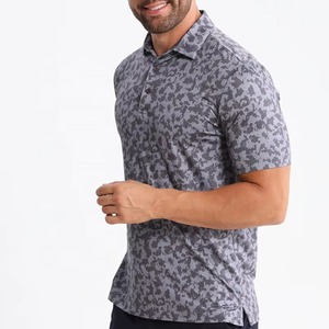 Camiseta Polo Personalizada con Cuello Rígido OEM, Logotipo Personalizado, Camisetas Polo con Impresión Digital de Moda para Hombre - Product Image 2