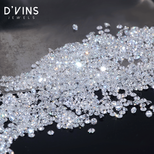 D'vins Jewels India Manufacturer DEF/VS-SI Diamant de laboratoire taille brillant 2mm, qualité VS-SI, pierre précieuse en vrac pour la fabrication de bijoux, Surat - Product Image 3