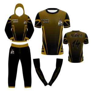 เสื้อเจอร์ซีย์เกมมิ่งระบายอากาศได้ดี พิมพ์ลายแบบซับลิเมชั่น สำหรับทีมอีสปอร์ต เสื้อแข่งขันสำหรับนักกีฬาแข่งขันในทัวร์นาเมนต์ - Product Image 1