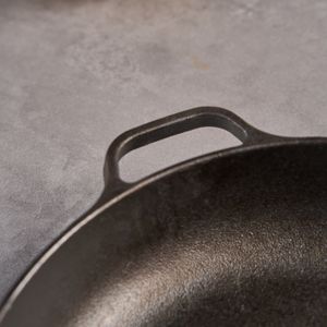 WANGYUANJI Padella Antiaderente in Ghisa da 22 cm, Padella per Pancake e Bistecche Non Rivestita con Manico in Legno per Uso Domestico - Product Image 6