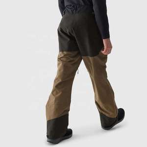 Pantalones de Trabajo para Hombre, Color Marrón, Cintura Alta, Múltiples Bolsillos, Material de Lona Resistente al Viento, Estilo Invernal - Product Image 2