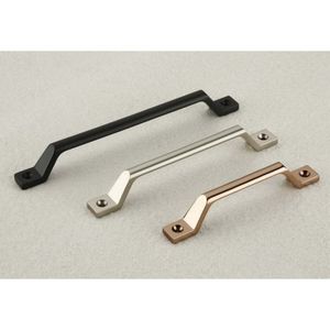 Tirador Moderno de Aluminio y Madera para Muebles, Duradero, Ajustable, Multifunción, Fácil Instalación, para Cómodas, Armarios y Guardarropas - Product Image 2