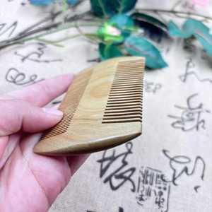 Peigne à cheveux en bois naturel de style indien, anti-statique, pour barbe et massage du cuir chevelu, accessoire de coiffure, vente en gros - Product Image 1