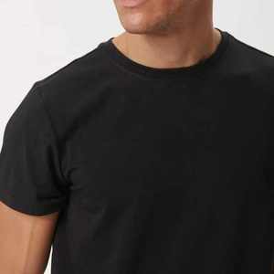 T-shirt à col rond pour homme en coton de bambou, t-shirts pour homme, t-shirt d'été pour homme, t-shirts en jersey bio, t-shirt personnalisé - Product Image 3