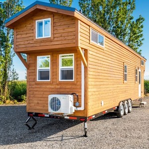 Casa Prefabricada Robusta, Moderna, Tipo Remolque, Cabaña Móvil con Estructura de Acero, Casa Modular con Cocina, Baño y Espacio para Dormir - Product Image 1