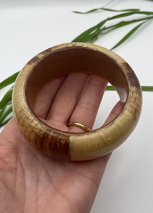 Natural Wooden Waterproof Customizable <b>Bangles</b> <b>Set</b> Handmade Women Traditional Trendy Fashion Fine Polish Lightweight Belladec - Product Image 2