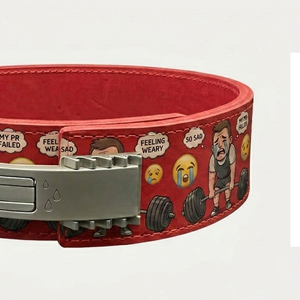 เข็มขัดยกน้ำหนักหนังแท้แบบหนาพิเศษ พร้อมคันโยก รองรับหลังอย่างมืออาชีพ เหมาะสำหรับการยกน้ำหนักและการออกกำลังกายในยิม - Product Image 5