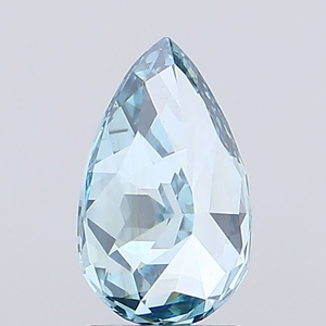 Magnifique diamant bleu de 5 carats, taille poire, rare, de couleur fantaisie, en forme de goutte, diamant non monté pour une œuvre maîtresse de haute joaillerie sur mesure - Product Image 5