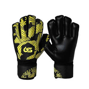 Breathable Waterproof PVC Hybrid Football Goalkeeper Gloves Full <b>Finger</b> Adjustable Hook and Loop Wrist <b>Strap</b> Outdoor Training - Product Image 2