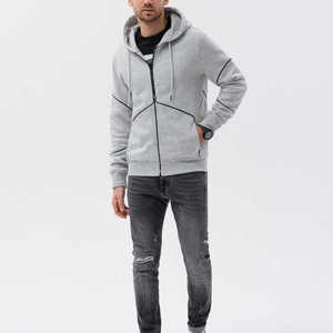 Sweat à capuche zippé pour homme style streetwear en vente / Quantité en gros, qualité supérieure, prix raisonnable, sweats à capuche zippés - Product Image 4
