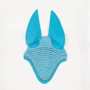 Bonnet d'oreille pour cheval, anti-mouches, design élégant, personnalisable avec logo, pour l'équitation, en vente - Product Image 1
