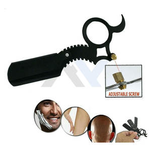 Navaja de Afeitar Profesional para Hombre, Tipo Shavette, para Barbería y Salón, Cuchillas de Afeitar Rectas para un Afeitado Preciso - Product Image 2