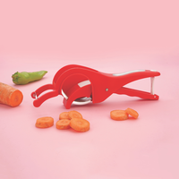 Premium handmatige multifunctionele groentesnijder, -schiller, -golfsnijder, -snijder, plastic, roestvrijstalen mes, 1000-delige keukenhulp voor