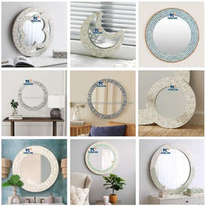 Espejo de ratán creativo OEM para distribuidores globales con un elegante diseño de espejo de pie de ratán y suministro estable a largo plazo. - Product Image 2